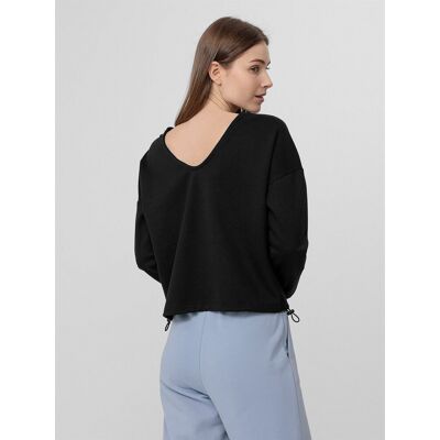 4F Bluza sportowa damska, BLD026, czarny, rozmiar M 4F Bluza sportowa damska, BLD026, czarny, rozmiar M