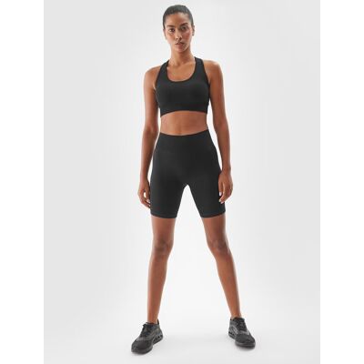 Legginsy damskie kolarki treningowe 4FWAW24TFSHF710-20S Czarny Roz. XS-S Legginsy damskie kolarki treningowe 4FWAW24TFSHF710-20S Czarny Roz. XS-S