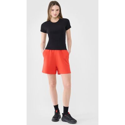 Spodenki dresowe damskie 4FWSS25TSHOF529-62S Czerwony Roz. M Spodenki dresowe damskie 4FWSS25TSHOF529-62S Czerwony Roz. M