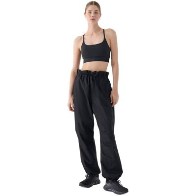 Spodnie casual parachute oversize damskie 4FRSS24TTROF1330-20S Czarny Roz. S Spodnie casual parachute oversize damskie 4FRSS24TTROF1330-20S Czarny Roz. S