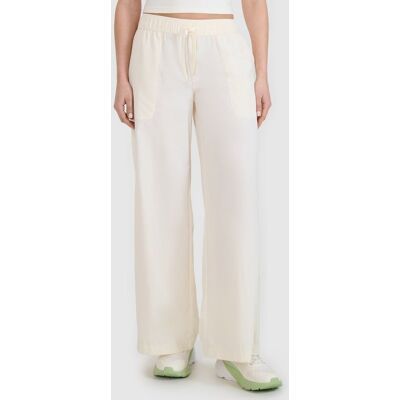 Spodnie damskie casual z szerokimi nogawkami 4FWSS25TTROF1012-11S Biały Roz. S Spodnie damskie casual z szerokimi nogawkami 4FWSS25TTROF1012-11S Biały Roz. S