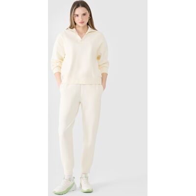 Spodnie dresowe joggery damskie 4FWSS25TTROF0996-11S Biały Roz. S Spodnie dresowe joggery damskie 4FWSS25TTROF0996-11S Biały Roz. S