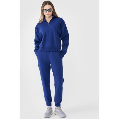 Spodnie dresowe joggery damskie 4FWSS25TTROF0996-30S Niebieski Roz. XS Spodnie dresowe joggery damskie 4FWSS25TTROF0996-30S Niebieski Roz. XS