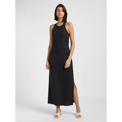abiti donna lee 112365105 rib tank dress black abiti donna lee 112365105 rib tank dress black