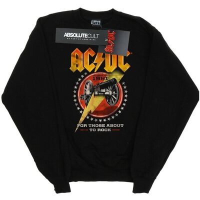 AC/DC Bluza Damska For Those About To Rock 1981 (S (52-55 Cm) / Czarny) AC/DC Bluza Damska For Those About To Rock 1981 (S (52-55 Cm) / Czarny)