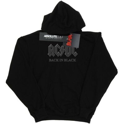 AC/DC Bluza Z Kapturem Damska Back In Black (M / Czarny) AC/DC Bluza Z Kapturem Damska Back In Black (M / Czarny)