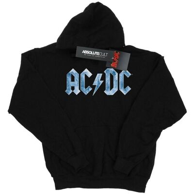 AC/DC Bluza Z Logo Blue Ice Dla Kobiet I Pań (L / Czarny) AC/DC Bluza Z Logo Blue Ice Dla Kobiet I Pań (L / Czarny)