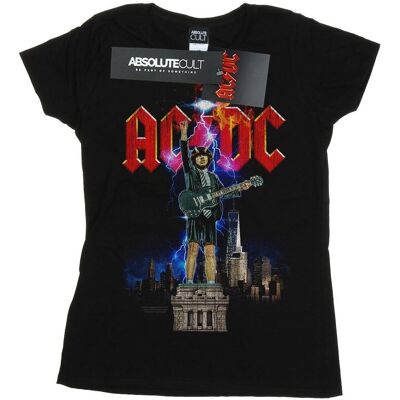 AC/DC Damska Bawełniana Koszulka Angus NYC (XXL (193cm) / Czarny) AC/DC Damska Bawełniana Koszulka Angus NYC (XXL (193cm) / Czarny)