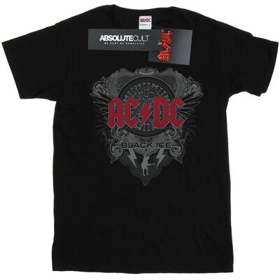 AC/DC Koszulka Damska / Damska Black Ice Z Czerwonym Bawełnianym Chłopakiem (3XL / Czarny) AC/DC Koszulka Damska / Damska Black Ice Z Czerwonym Bawełnianym Chłopakiem (3XL / Czarny)