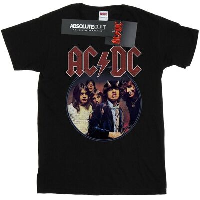 AC/DC Koszulka Damska / Damska Highway To Hell Circle Cotton Boyfriend T-Shirt (S (52-55 Cm) / Czarny) AC/DC Koszulka Damska / Damska Highway To Hell Circle Cotton Boyfriend T-Shirt (S (52-55 Cm) / Czarny)