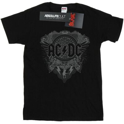 AC/DC Koszulka Damska / Damska Z Czarnej Bawełny Ice Boyfriend (3XL / Czarny) AC/DC Koszulka Damska / Damska Z Czarnej Bawełny Ice Boyfriend (3XL / Czarny)