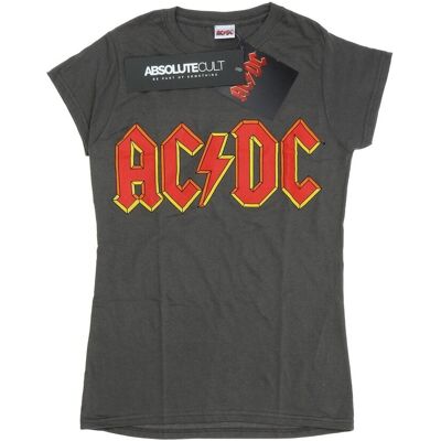 AC/DC Koszulka Damska Z Czerwonym Logo (M / Grafitowy) AC/DC Koszulka Damska Z Czerwonym Logo (M / Grafitowy)
