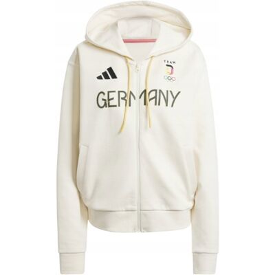 Adidas Team Germany, bluza damska z kapturem, rozmiar L Adidas Team Germany, bluza damska z kapturem, rozmiar L