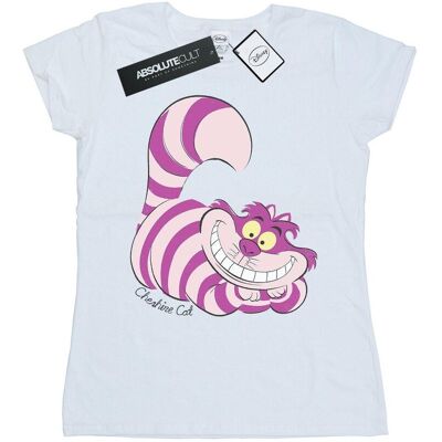 Disney Alice In Wonderland Koszulka Damska / Damska Z Kotem Z Cheshire (M / Ciepły Biały) Disney Alice In Wonderland Koszulka Damska / Damska Z Kotem Z Cheshire (M / Ciepły Biały)
