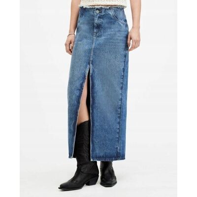 Inny producent ALLSAINTS DŁUGA JEANSOWA SPÓDNICA Z ROZCIĘCIEM NIEBIESKA 38 2DA Inny producent ALLSAINTS DŁUGA JEANSOWA SPÓDNICA Z ROZCIĘCIEM NIEBIESKA 38 2DA