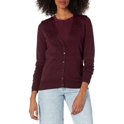 Inny producent AMAZON ESSENTIALS SWETER KARDIGAN BORDOWY NA GUZIKI XL 26BA Inny producent AMAZON ESSENTIALS SWETER KARDIGAN BORDOWY NA GUZIKI XL 26BA