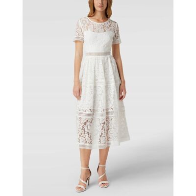 Inny producent APART GLAMOUR BIAŁA KORONKOWA SUKIENKA MIDI Z KRÓTKIM RĘKAWEM 44 7CA Inny producent APART GLAMOUR BIAŁA KORONKOWA SUKIENKA MIDI Z KRÓTKIM RĘKAWEM 44 7CA