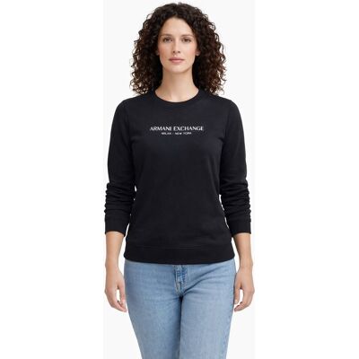 Inny producent ARMANI EXCHANGE CZARNA BLUZA KLASYCZNA Z NADRUKIEM LOGO M 1I1E Inny producent ARMANI EXCHANGE CZARNA BLUZA KLASYCZNA Z NADRUKIEM LOGO M 1I1E