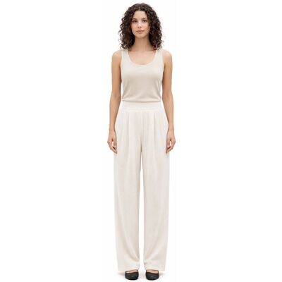 Inny producent ARMANI EXCHANGE KREMOWE SPODNIE PALAZZO W PASKI WYSOKI STAN 32 1I4A Inny producent ARMANI EXCHANGE KREMOWE SPODNIE PALAZZO W PASKI WYSOKI STAN 32 1I4A