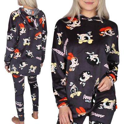 sarcia.eu Atomówki Grafitowy komplet damski HOMEWEAR, CIEPŁA bluza z kapturem + legginsy, wygodny dres po domu S sarcia.eu Atomówki Grafitowy komplet damski HOMEWEAR, CIEPŁA bluza z kapturem + legginsy, wygodny dres po domu S