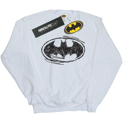 Batman Bluza Damska Szkic Logo (L / Ciepły Biały) Batman Bluza Damska Szkic Logo (L / Ciepły Biały)