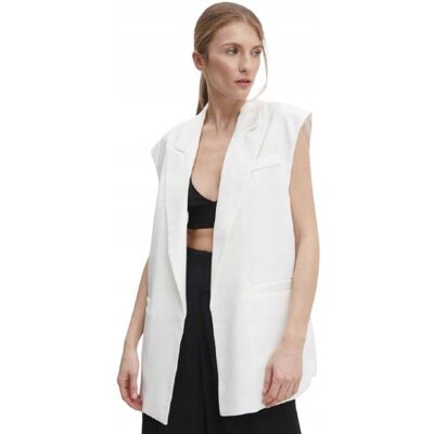 Inny producent BIAŁA KAMIZELKA DAMSKA ELEGANCKA BEZ KAPTURA M/L 1I_A Inny producent BIAŁA KAMIZELKA DAMSKA ELEGANCKA BEZ KAPTURA M/L 1I_A