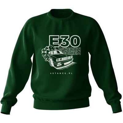 Inny producent Bluza BMW E30 Wchodzi bokiem zielona-3XL Inny producent Bluza BMW E30 Wchodzi bokiem zielona-3XL