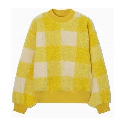 Inny producent Bluza Cos Polarowa Teddy W Kratkę Rozmiar Xs Żółta Inny producent Bluza Cos Polarowa Teddy W Kratkę Rozmiar Xs Żółta