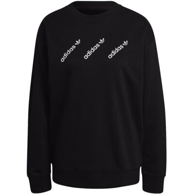 Bluza damska Adidas Crew czarna bawełniana-XS Bluza damska Adidas Crew czarna bawełniana-XS