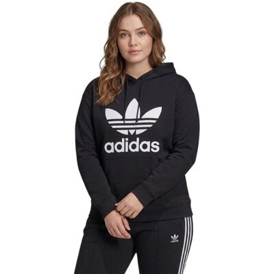 Bluza damska Adidas Frefoil Hoodie z kapturem plus size kangurka-3XL Bluza damska Adidas Frefoil Hoodie z kapturem plus size kangurka-3XL