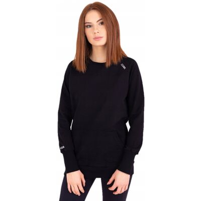 inna (Inny) Bluza damska bawełniana czarna elastyczna cienka z kieszenią Simply Cuna M inna (Inny) Bluza damska bawełniana czarna elastyczna cienka z kieszenią Simply Cuna M