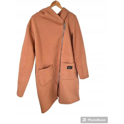 Inny producent Bluza Damska Brązowa Ocieplana Rozmiar Uniwersalny (42-46) *Made in Italy* Inny producent Bluza Damska Brązowa Ocieplana Rozmiar Uniwersalny (42-46) *Made in Italy*
