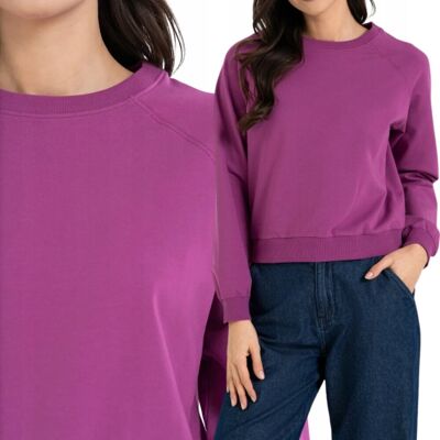 BLUZA DAMSKA DRESOWA BAWEŁNIANA REGULARNY KRÓJ WYGODNA MORAJ 3XL VIOLET BLUZA DAMSKA DRESOWA BAWEŁNIANA REGULARNY KRÓJ WYGODNA MORAJ 3XL VIOLET