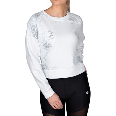 Inny producent Bluza damska Morotai Batech ciepła sportowa biła crop-XL Inny producent Bluza damska Morotai Batech ciepła sportowa biła crop-XL
