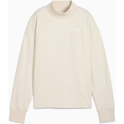 Bluza damska Puma HER RELAXED CREW FL beżowa 68815287 r XS Bluza damska Puma HER RELAXED CREW FL beżowa 68815287 r XS