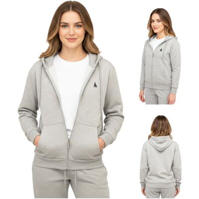 Bluza Damska Rozpinana Ocieplana Szara Captain Mike XXL Bluza Damska Rozpinana Ocieplana Szara Captain Mike XXL