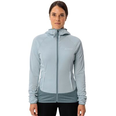 Bluza damska Vaude Tekoa Fleece II niebieska techniczna z kapturem-M Bluza damska Vaude Tekoa Fleece II niebieska techniczna z kapturem-M