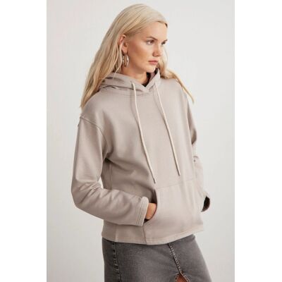 Inny producent BLUZA DAMSKA Z KAPTUREM BEŻOWA Z KIESZENIĄ KANGURKĄ XS 5GA* Inny producent BLUZA DAMSKA Z KAPTUREM BEŻOWA Z KIESZENIĄ KANGURKĄ XS 5GA*