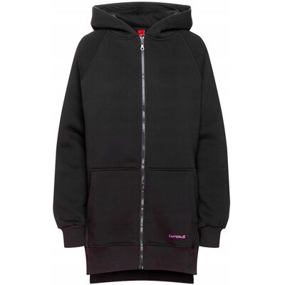 Inny producent BLUZA damska z KAPTUREM rozpinana DRESOWA długa CAMPUS oversize L/XL Inny producent BLUZA damska z KAPTUREM rozpinana DRESOWA długa CAMPUS oversize L/XL