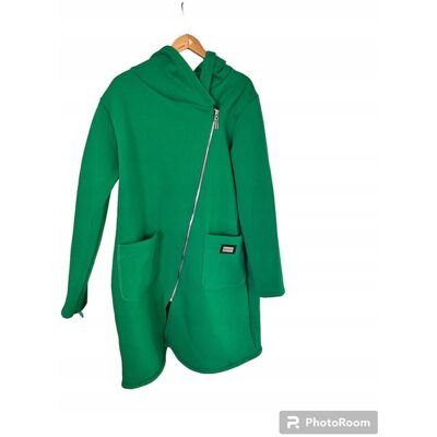 Inny producent Bluza Damska Zielona Ocieplana Rozmiar Uniwersalny (42-46) *Made in Italy* Inny producent Bluza Damska Zielona Ocieplana Rozmiar Uniwersalny (42-46) *Made in Italy*
