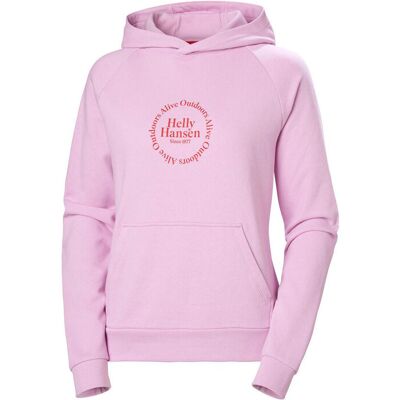 Helly Hansen Damska Core Graphic Hoodie Różowa S - Bluza z kapturem Helly Hansen Damska Core Graphic Hoodie Różowa S - Bluza z kapturem