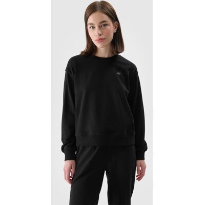 Bluza dresowa nierozpinana bez kaptura damska 4F 4FWMM00TSWSF1765-20S Czarny Bluza dresowa nierozpinana bez kaptura damska 4F 4FWMM00TSWSF1765-20S Czarny
