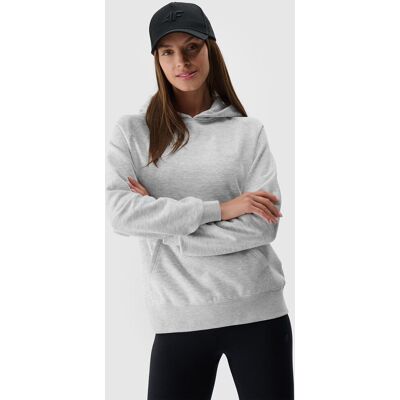 Bluza dresowa nierozpinana z kapturem damska 4F 4FWMM00TSWSF1764-27M Szary M Bluza dresowa nierozpinana z kapturem damska 4F 4FWMM00TSWSF1764-27M Szary M