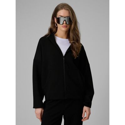 Bluza dresowa regular z kapturem damska 4F 4FRSS26TSWSF2994-20S Czarny S Bluza dresowa regular z kapturem damska 4F 4FRSS26TSWSF2994-20S Czarny S