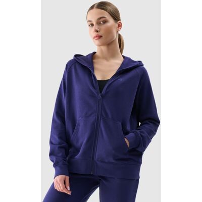 Bluza dresowa rozpinana damska 4F 4FWMM00TSWSF1763-31S Granatowy Bluza dresowa rozpinana damska 4F 4FWMM00TSWSF1763-31S Granatowy
