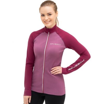 Bluza dresowa termoaktywna rozpinana damska Brubeck Athletic Bluza dresowa termoaktywna rozpinana damska Brubeck Athletic