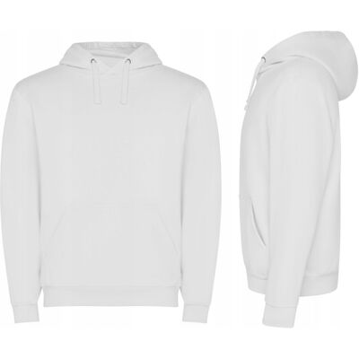 Bluza Dresowa z Kapturem Kangurka JAKOŚĆ ROLY Capucha SU1087 BIAŁA M Bluza Dresowa z Kapturem Kangurka JAKOŚĆ ROLY Capucha SU1087 BIAŁA M