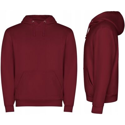 Bluza Dresowa z Kapturem Kangurka JAKOŚĆ ROLY Capucha SU1087 BORDOWA XL Bluza Dresowa z Kapturem Kangurka JAKOŚĆ ROLY Capucha SU1087 BORDOWA XL