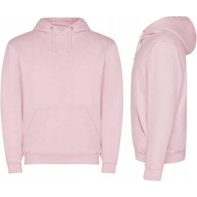 Bluza Dresowa z Kapturem Kangurka JAKOŚĆ ROLY Capucha SU1087 RÓŻ Light XL Bluza Dresowa z Kapturem Kangurka JAKOŚĆ ROLY Capucha SU1087 RÓŻ Light XL