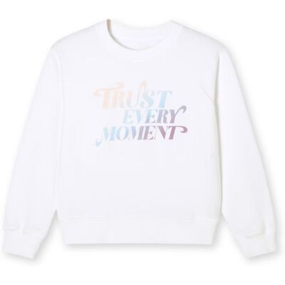 Inny producent Bluza dziewczęca Juvia dresowa biała -122 Inny producent Bluza dziewczęca Juvia dresowa biała -122